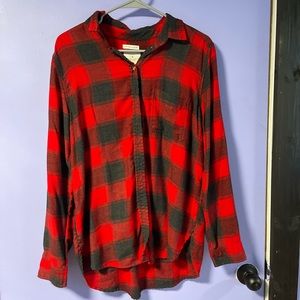 American eagle boyfriend fit flannel